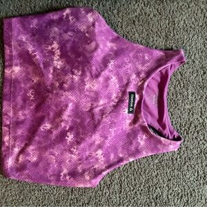 Reebok Vibrant Purple Athletic Tank/sports bra